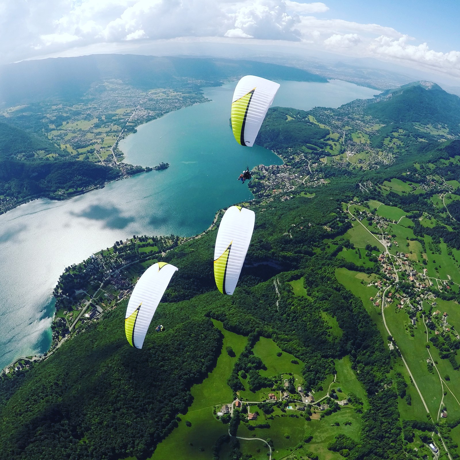 Les différentes pratiques du parapente