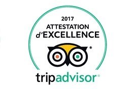Certificat d&#39;Excellence TripAdvisor