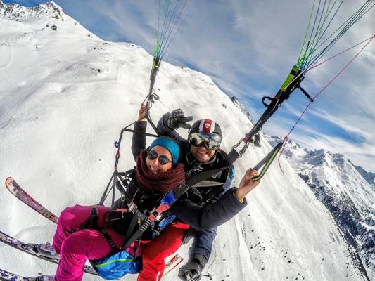 Bapt&#234;me parapente Courchevel - Vol Prestige