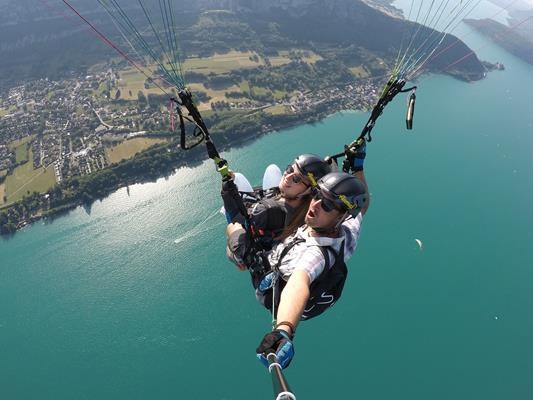 Bapt&#234;me parapente Annecy - Vol Emotion