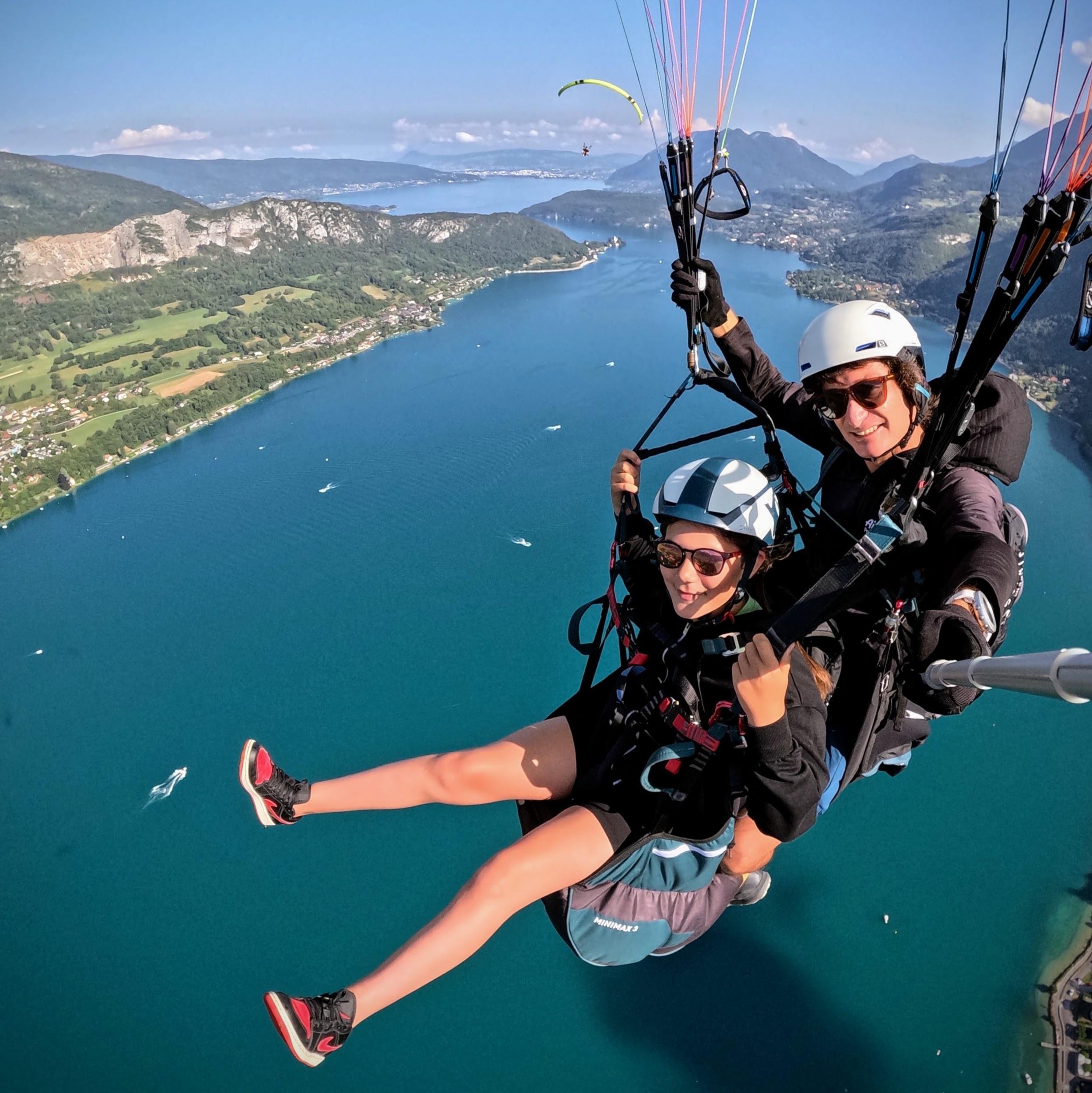 Bapt&#234;me parapente Annecy - Vol SensationPhoto1